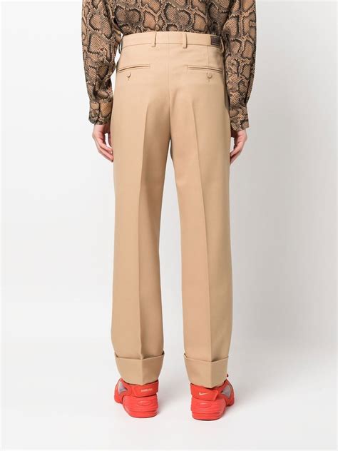 yellow gucci pants womens|Gucci high waisted pants.